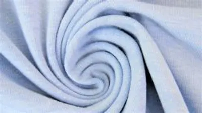 Produktbild von Jersey Yara Hellblau Melange 220 g/m², ca. 0,5 m lang, ca. 1,5 m breit, Stoffe Meterware, Baumwolljersey