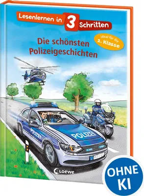Produktbild von Lesenlernen in 3 Schritten - Die schönsten Polizeigeschichten