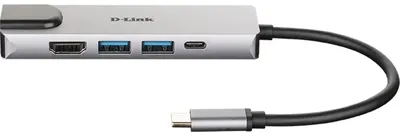 Obrázek produktu pro D-Link DUB-M520, Kabel, Thunderbolt 3, 60 W, 10,100,1000 Mbit/s, IEEE 802.3, IEEE 802.3ab, IEEE 802.3az, IEEE 802.3u, IEEE 802.3x, Hliník