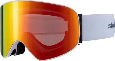 Produktbild von SLOKKER Ziller Skibrille mit verspiegelter Scheibe weiss