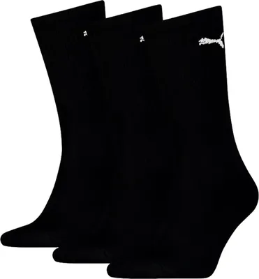 Produktbild von Puma Crew Sock Light (3-pack),  sokken, zwart