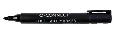 Obrázek produktu pro Kulatý černý fix na flipchart – Q-Connect