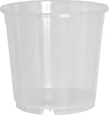 Produktbild von 10er Set Orchideentopf transparent klar 19 cm Sparpaket