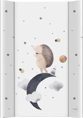 Obrázek produktu pro CEBA BABY Podložka přebalovací 2-hranná měkká (50x70) Basic Hedgehog the Dreamer