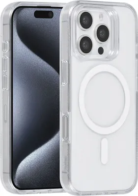 Immagine prodotto di Custodia posteriore TUNIQ per iPhone 16 Pro - Silicone Magsafe - Bianco