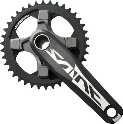 Image de Pédalier SAINT FC-M825 36 dents 10 vitesses 165 mm acier / aluminium noir