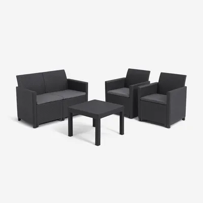 Zdjęcie produktu dla Keter MARIE set, Granit, Acetal, Plastik, 4 siedz., 58 cm, 58 cm, 43 cm