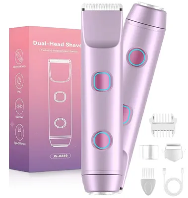 Produktbild von Rasierer Damen Face Intimrasierer für Frauen 2-in-1 Damenrasierer Elektrisch für Gesicht Beine und Arme Beine und Arme Bikini trimmer mit Wasserdichter