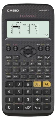 Produktbild von Casio fx-83GTX wissenschaftlicher Taschenrechner schwarz -UK Version, deutsche Bedienungsanl. zum downloaden