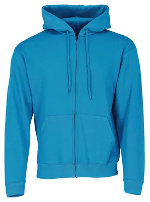 Produktbild von CLASSIC HOODED SWEAT JACKET | Uni Kapuzenjacke mit verdecktem Reißverschluss, Baumwolle-Polyester-Mix, doppelte Kapuze & Vordertaschen