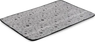 Obrázok produktu pre Podložka pre psa 100x70 cm vodotesná kosť čierna