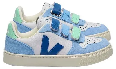 Produktbild von Veja Kinder Schuh Small V-10 Leath Blau 33