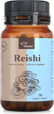 Obrázek produktu pro Reishi-přírodní bylinné kapsle 90 tobolek