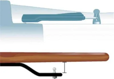 Image de Support de gouvernail Tb60 Simrad Marron,Noir Marron,Noir One Size