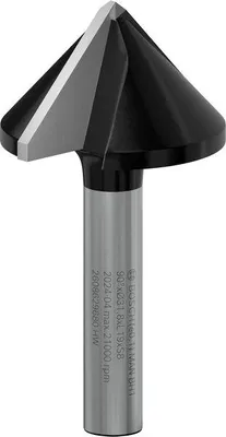Produktbild von PRO Spitznutfräser, 90° x Ø 31,8, Schaft 8 mm