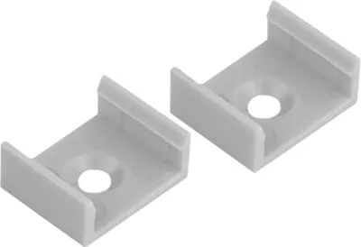 Produktbild von A15 LED Profil Silber 2x Halter kunststoff