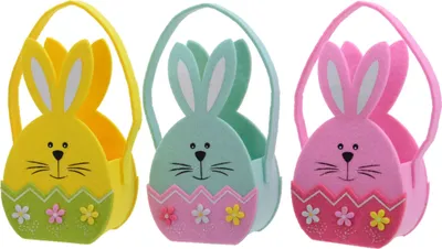 Produktbild von Hase Osterhase Eierkorb Polyester Osternest 3er Set