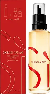A product shot of a perfume bottle and its packaging.