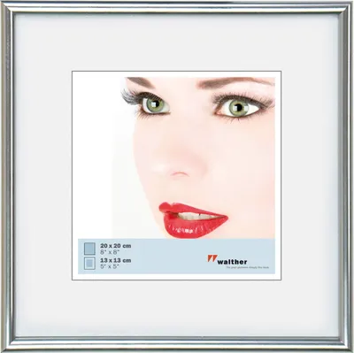 Produktbild von Walther Galeria Kunststoff 20x20 Silber