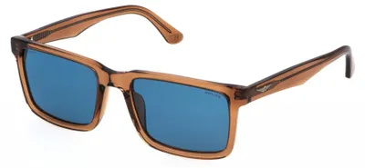 Produktbild von Police SPLP21E Marron chiaro trasparente lucido 54/20/145 Herren Sonnenbrillen
