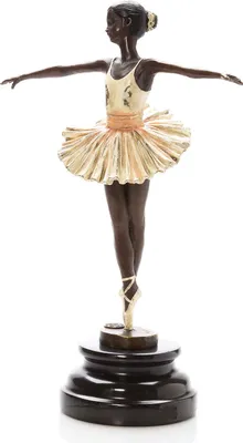 Produktbild von Bronze Skulptur Ballett Tänzerin Ballerina Antik-Stil Bronzeskulptur Figur