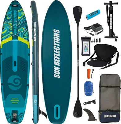 Zdjęcie produktu dla Nadmuchiwana deska SUP Sun Reflections 11'6" Super Combo Emerald Drift