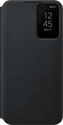 Obrázek produktu pro EF-ZS906 Clear View Cover pro Galaxy S22+, černé pouzdro na mobilní telefon
