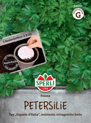 Artikelbild 2 von 'Petersilie Peione (Saatscheibe)' aus der Kategorie Saatbänder & Saatplatten