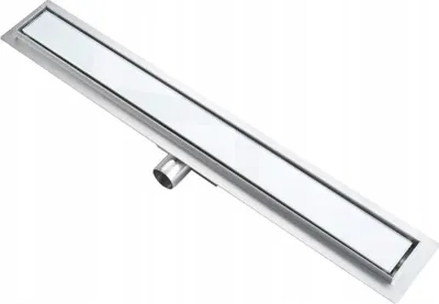 Immagine prodotto di CANALETTA DOCCIA LINEAR SLIM VETRO BIANCO 90 cm