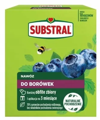 Produktbild von Naturdünger für Heidelbeeren & Obststräucher 1,2 kg Granulat mit Zeolith, 3 Monate Wirkung