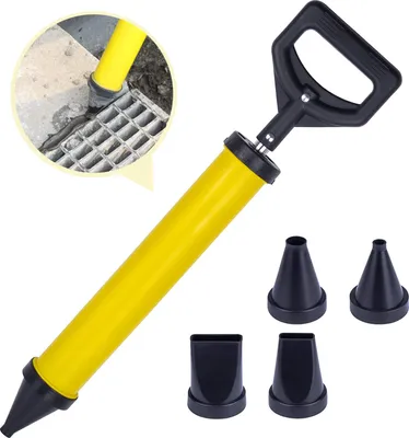 Produktbild von Fugenpistole für Mörtel DIY Mörtelspritze Handmörtelpumpe beton spritze mit Zubehör- Mörtelpresse Mörtelspritze + 4 Düse