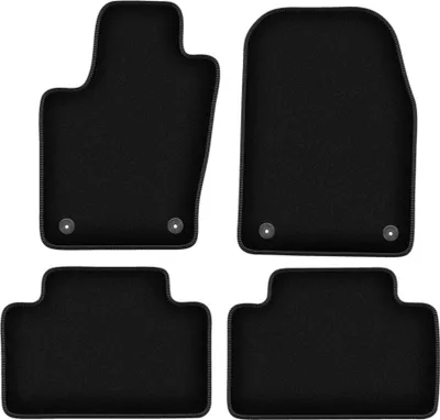 Zdjęcie produktu dla Dywaniki welurowe do Dodge Durango III FL suv (2013-2020) - czarne dywaniki samochodowe BASIC komplet (4 szt.)