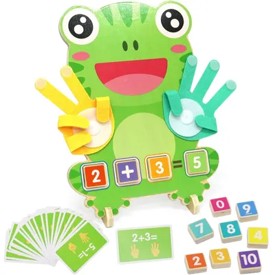 Obrázek produktu pro Montessori vzdělávací hračka pro děti, dřevěný rám pro výuku matematiky