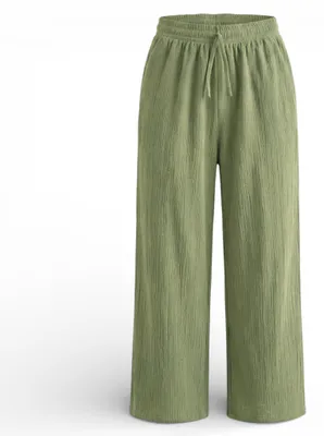 Produktbild von Sommerhose weites Bein Schlupfhose Gummibund 36 38 40 42 44 Damen