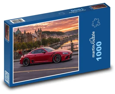 Obrázek produktu pro Puzzle 1000 Sportovní vůz na mostě - martinpuzzle
