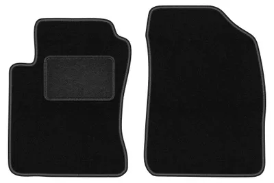 Image de Tapis avant en moquette pour Daihatsu Terios II 2006- (SUV) – 2 pièces, noirs, sur mesure – Wielganizator LUX