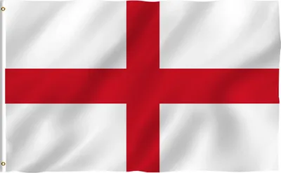 Produktbild von England Flagge mit Ösen Fahne 150x90 Metalösen Wetterfest Fahnenmast