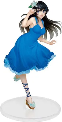 Produktbild von Taito Prize Bunny Rascal Does Not Dream Of Bunny Girl Senpai Figur Von Mai Sakurajima Im Sommerkleid Erneuerte Edition Blau Blau One Size
