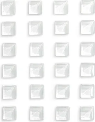 Produktbild von Kühlschrankmagnete, Kühlschrankmagnete für den Kühlschrank, süße Glasmagnete, dekorativ, für Küche und Büro (weiß)