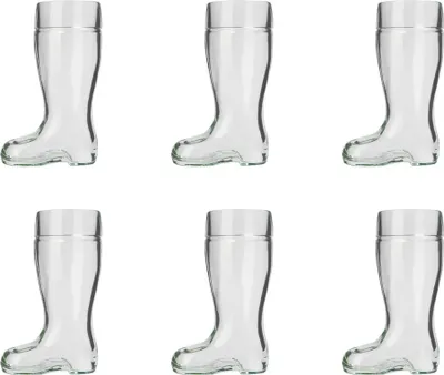 Produktbild von Biergläser, Bierstiefel 6er Set - 0,25 Liter