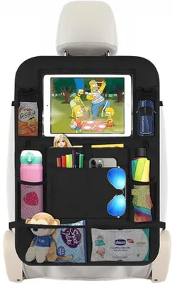 Produktbild von Auto-Rückenlehnentasche Autositz-Organizer Set mit iPad-Tasche und Fächern Urlaub Reisen