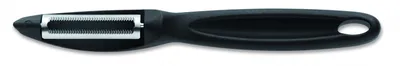 Obrázok produktu pre F. DICK Allzweckschäler 18 cm Gemüseschäler schwarz, Klinge mit Zackenschliff