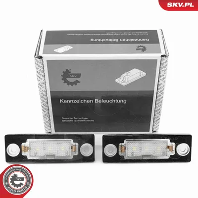 Zdjęcie produktu dla oświetlenie LED tablicy rejestracyjne SKODA Superb I VW Caddy III Golf plus V Jetta III Multivan T
