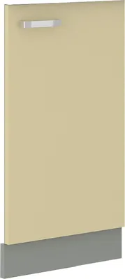 Immagine prodotto di Anta per lavastoviglie da incasso ULLERIKE - 45x72 cm, crema / grigio