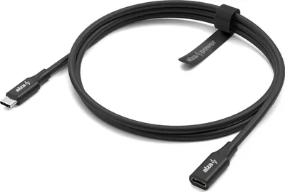 Image de AlzaPower Core USB-C (M) vers USB-C (F) 3.2 Gen 2, 1m noir