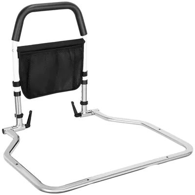 Image de Barrières de lit pour seniors - Barrières de lit réglables en hauteur - Métal - Protection anti-chute - Barrières de lit avec aide au lever pour adultes