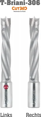 Produktbild von Dübellochbohrer - Hartmetall, Rechtslauf oder Linkslauf, Ø 5 bis 16 mm, Schneide 2/V2
