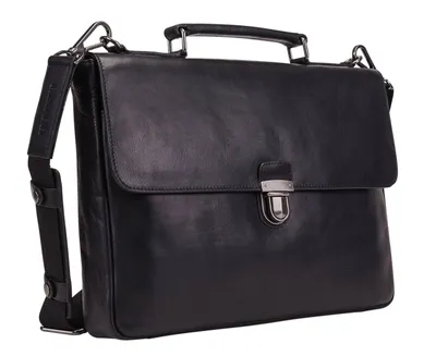 Produktbild von LEONHARD HEYDEN Aktentasche Umhängetasche mit Laptopfach Roma Briefcase 1 Compartment Black schwarz