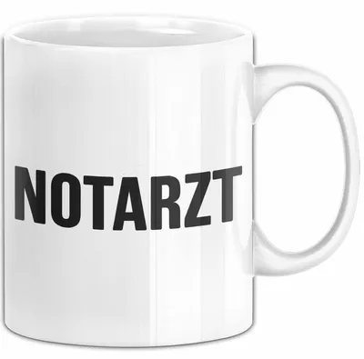 Produktbild von Sanitäter Tasse Geschenk Notfallarzt & Rettungssanitäter (Weiß)
