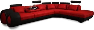 Produktbild von Wohnlandschaft Ecksofa  L Form Polster Couch Leder